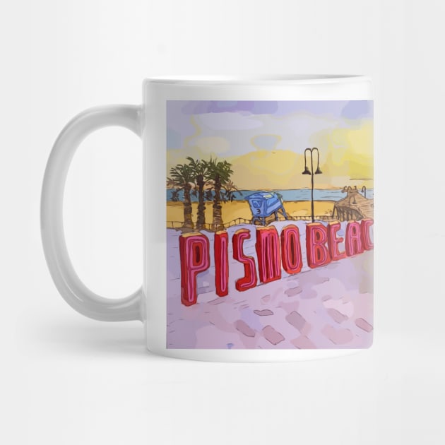 Pismo Beach California by WelshDesigns